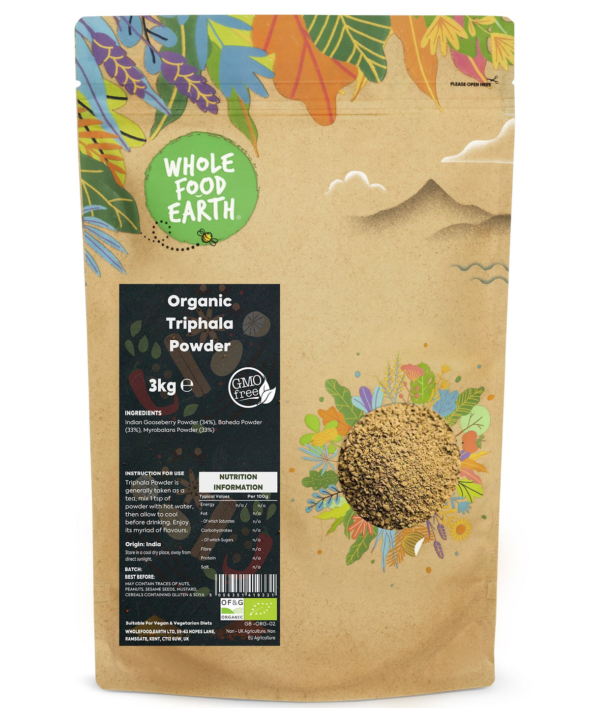 Organic Triphala Powder