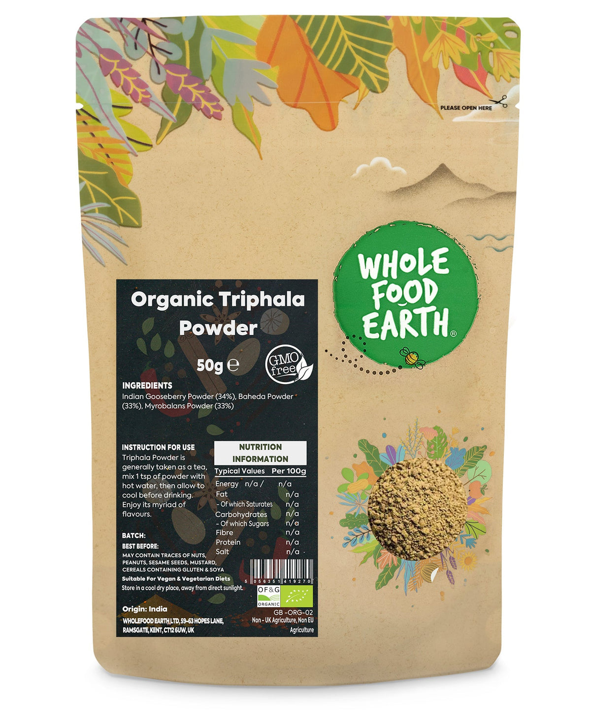 Organic Triphala Powder