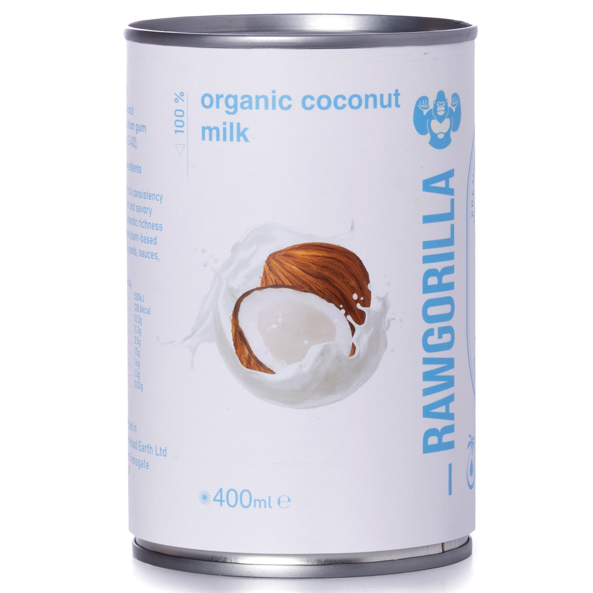 Organic Coconut Milk - 400ml - RAWGORILLA