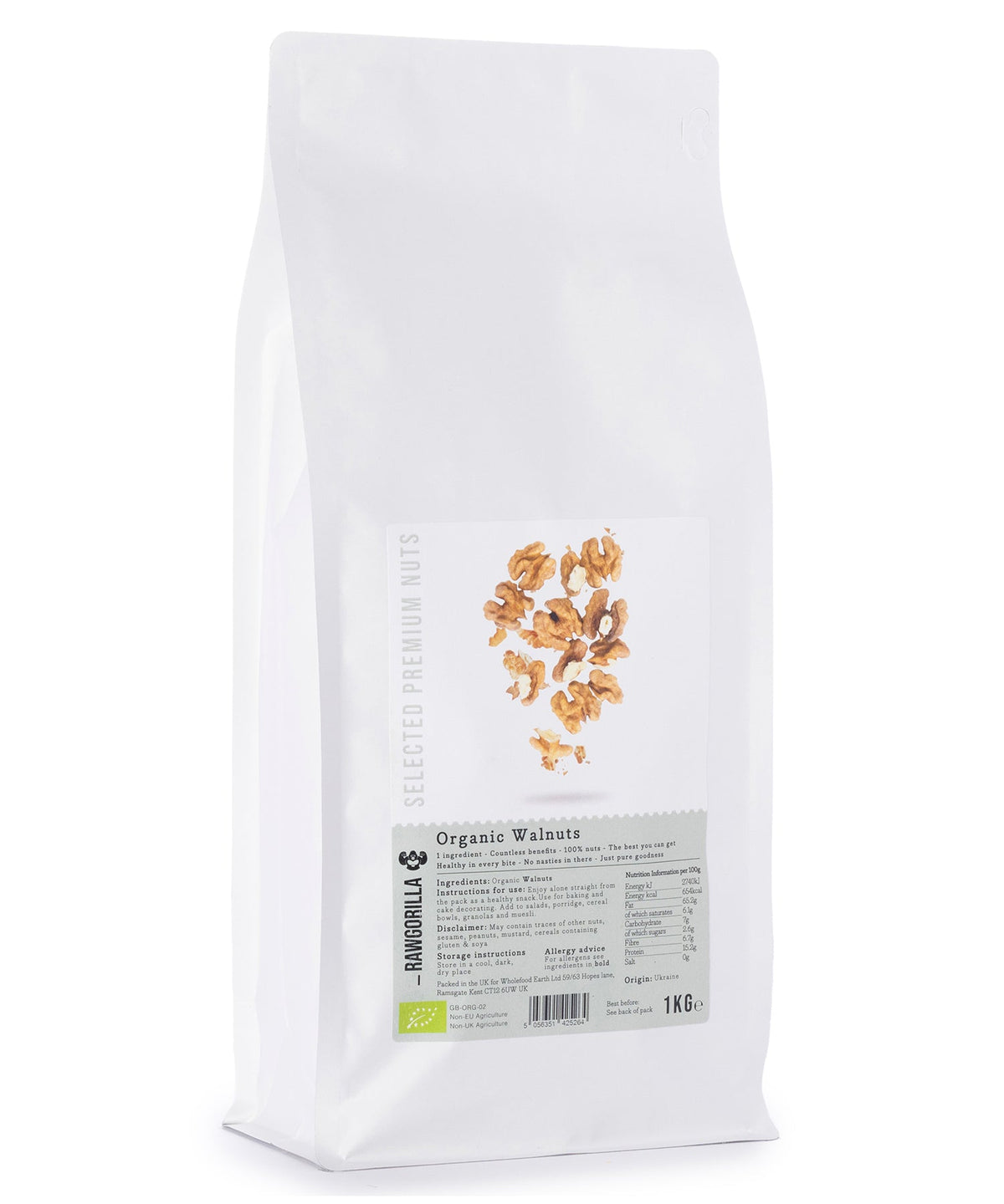 Organic Walnuts - RAWGORILLA - 1kg