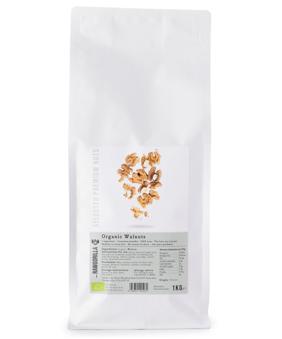 Organic Walnuts - RAWGORILLA - 1kg