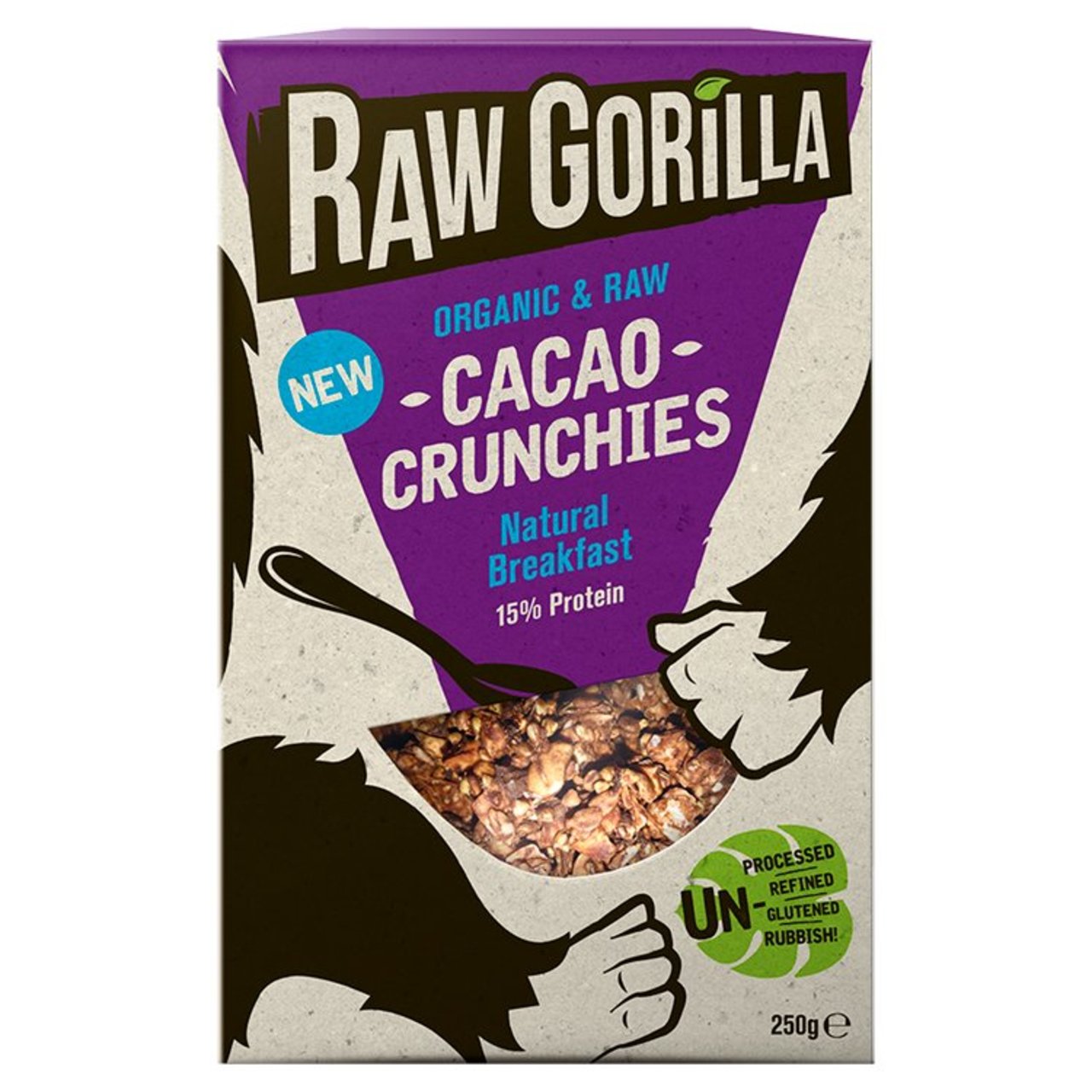Cacao Crunchies - 250g - RAWGORILLA