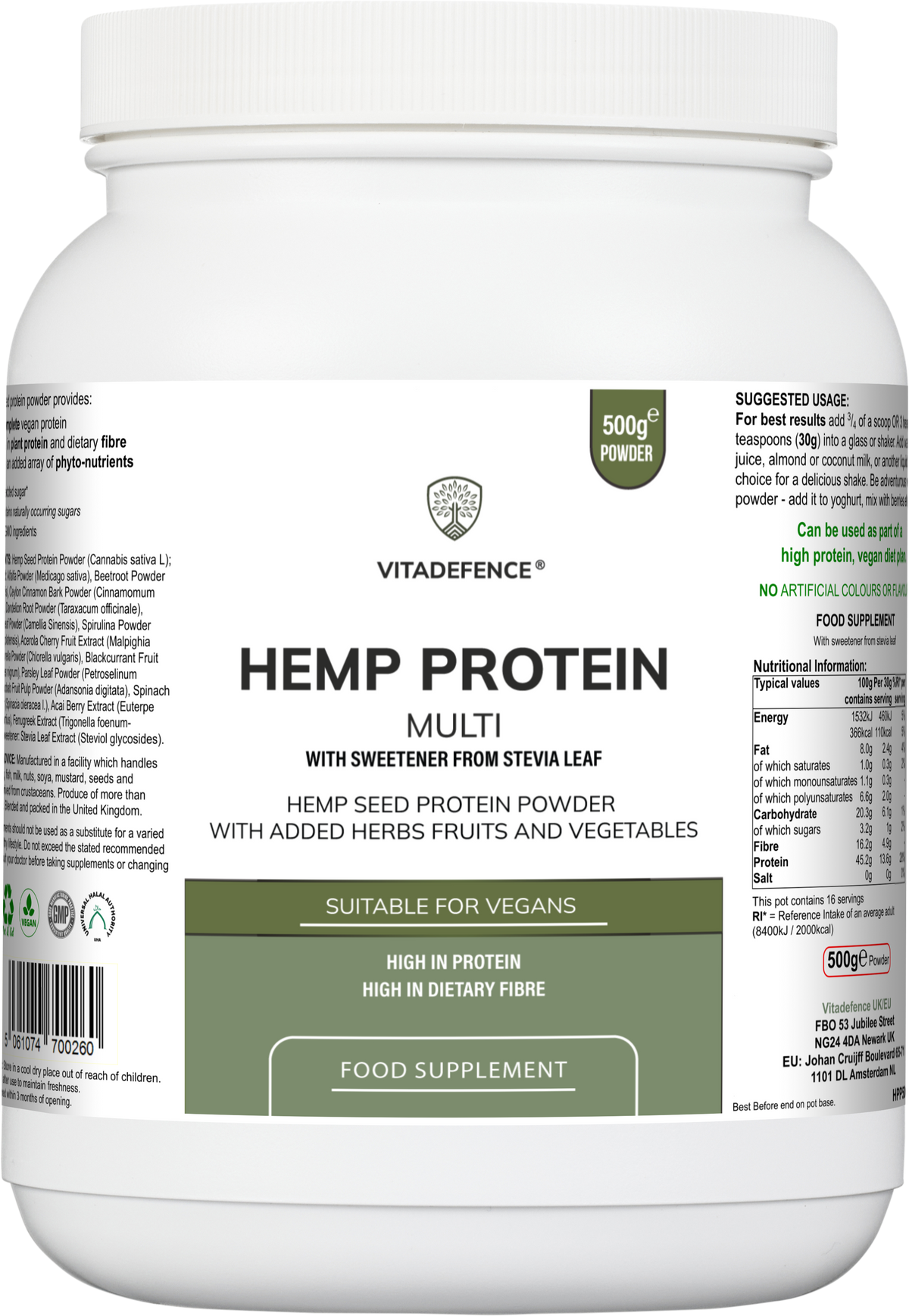 Hemp Protein Multi