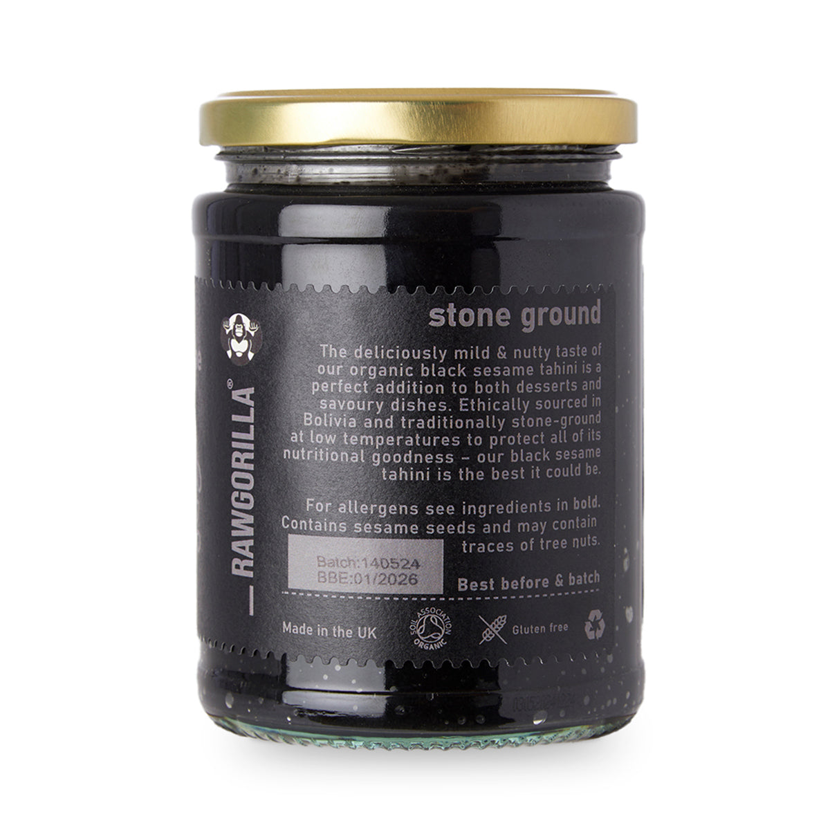 Raw Organic Black Sesame Tahini - RAWGORILLA