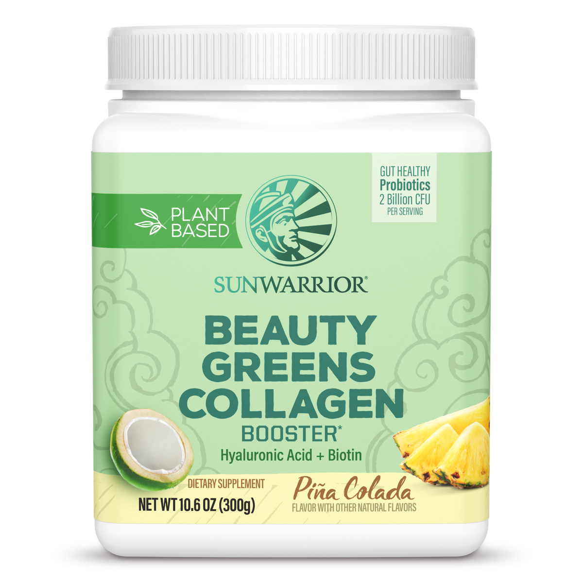 Sunwarrior Beauty Greens Plant-Based Drink Powder, 300g