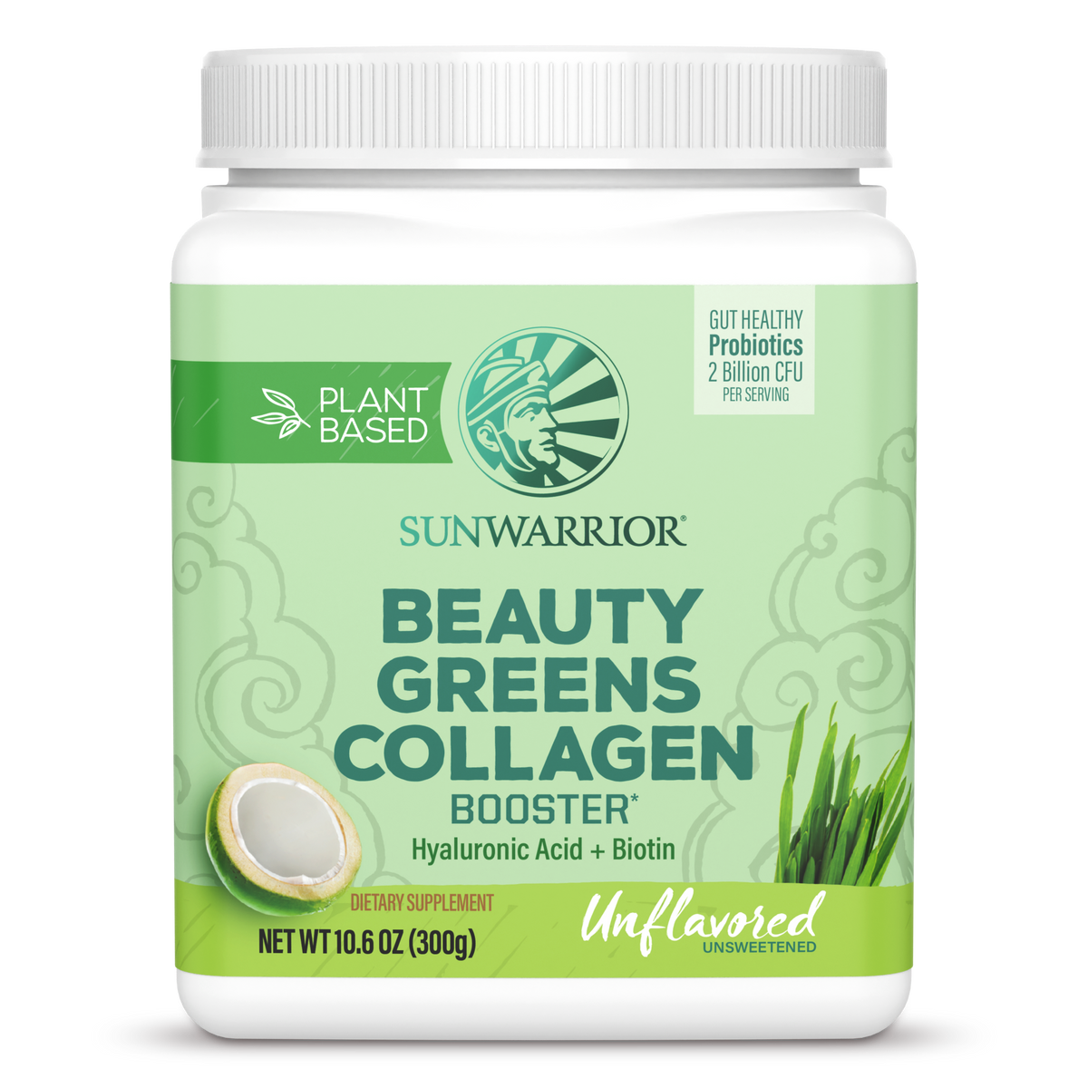 Sunwarrior Beauty Greens Plant-Based Drink Powder, 300g