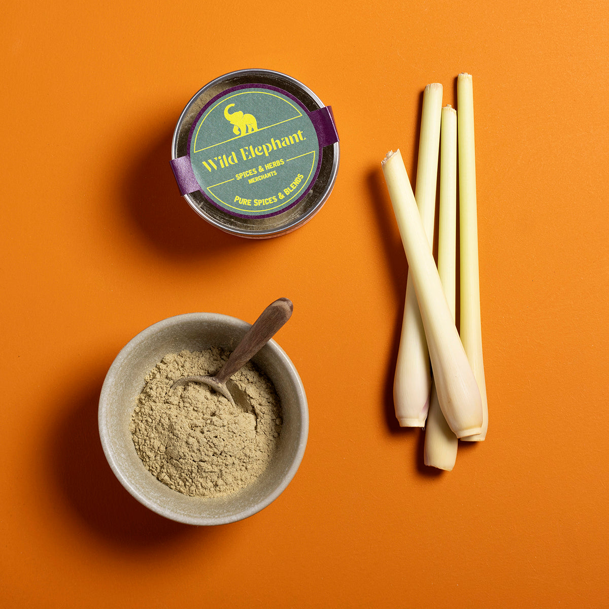 Organic Ground Lemongrass - Wild Elephant - 50g