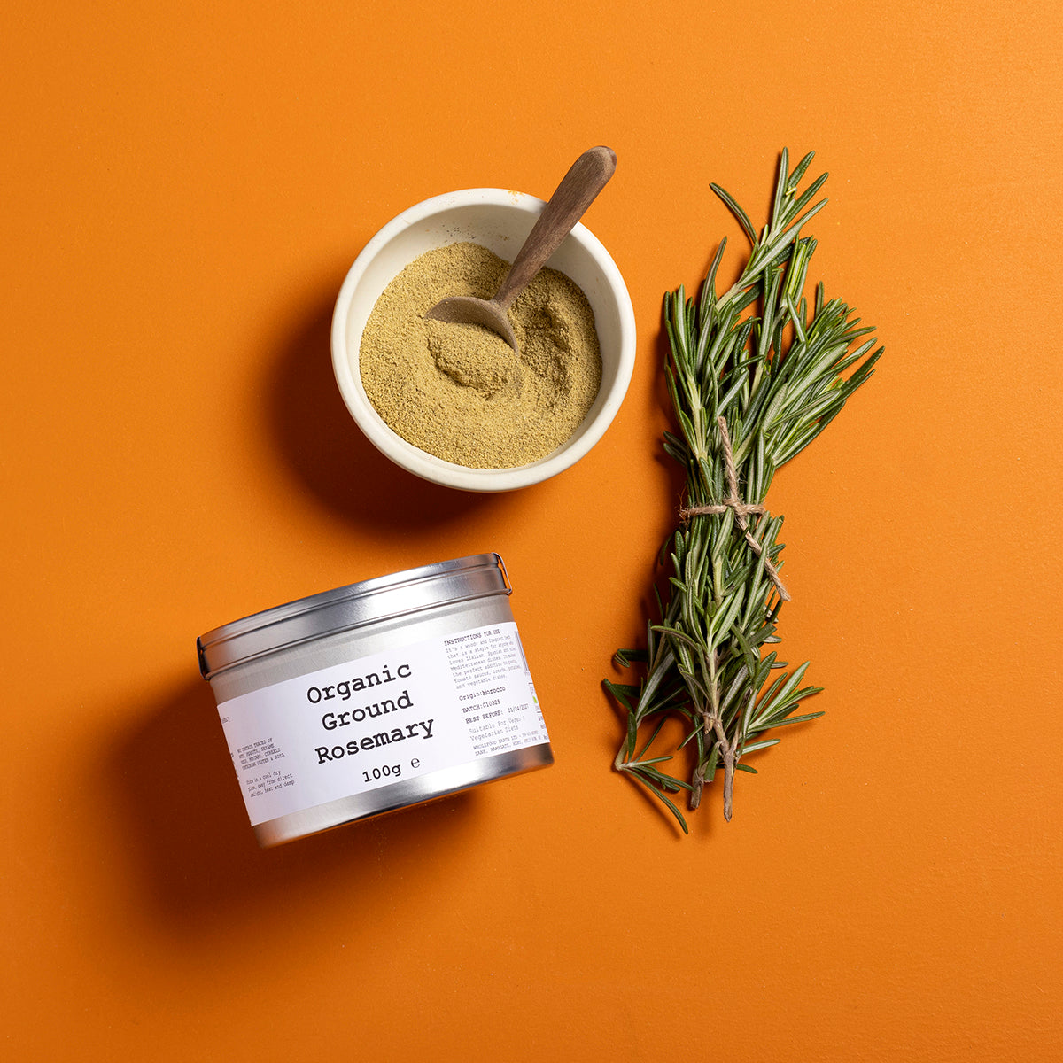 Organic Ground Rosemary - Wild Elephant - 100g