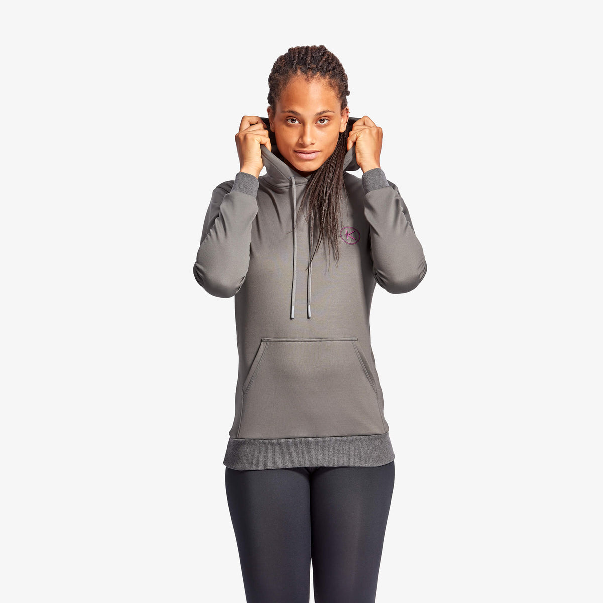 Women's Infrared Hoodie - Grey & Blue