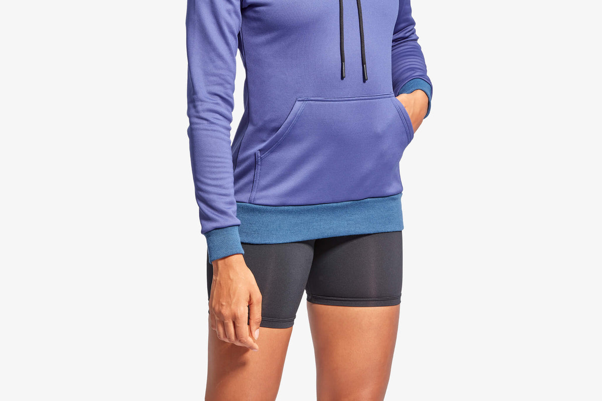 Women's Infrared Hoodie - Grey & Blue