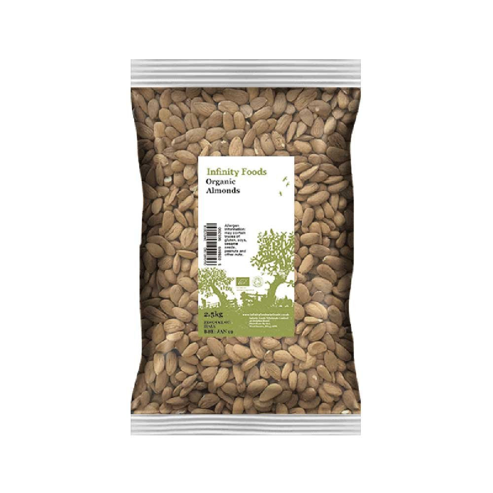 Infinity Foods Bulk Organic Unblanched Almonds