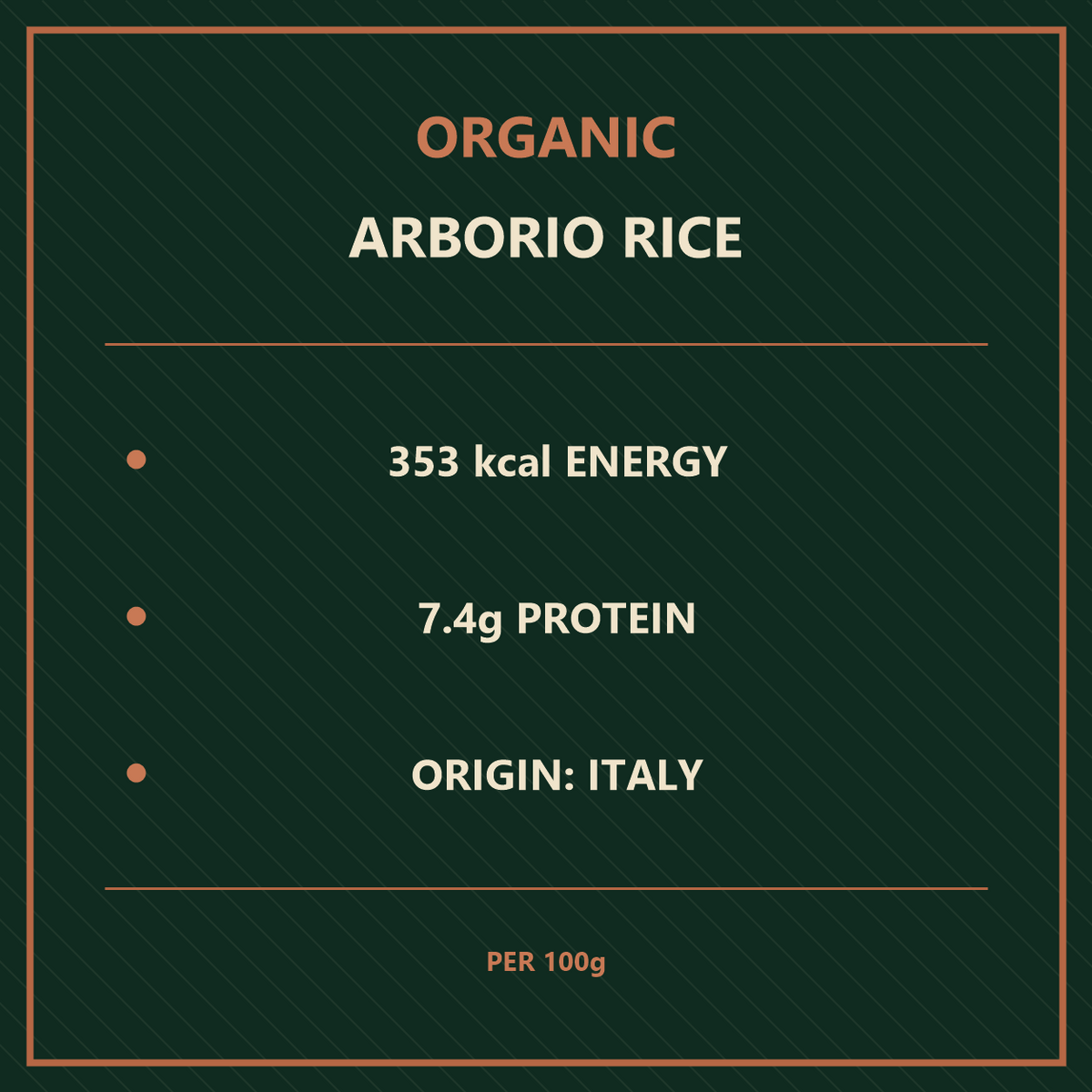 Infinity Foods Bulk Organic Arborio Rice