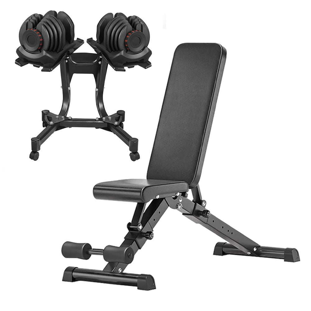 Shark Power Gear Adjustable Dumbbell Rack (24kg/40kg) – Rack Only or with Dumbbells