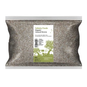 Infinity Foods Bulk Organic Brown Flaxseed (Linseed)