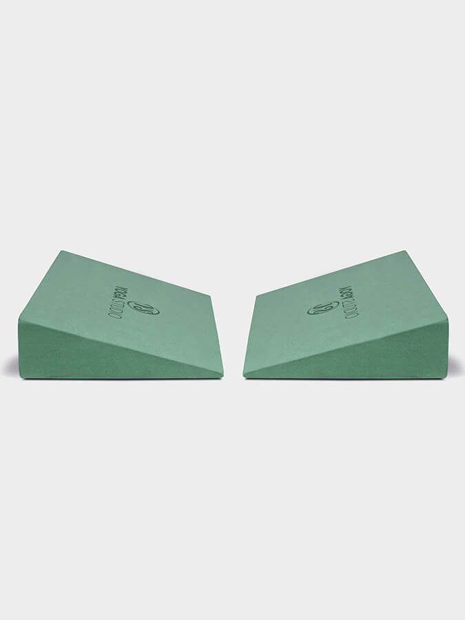 Yoga Studio EVA Foam Half Wedges Twin Pack Pair