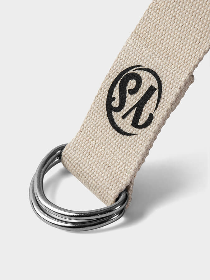 Yoga Studio GOTS Organic Cotton D-Ring 2.5m Yoga Belt Strap
