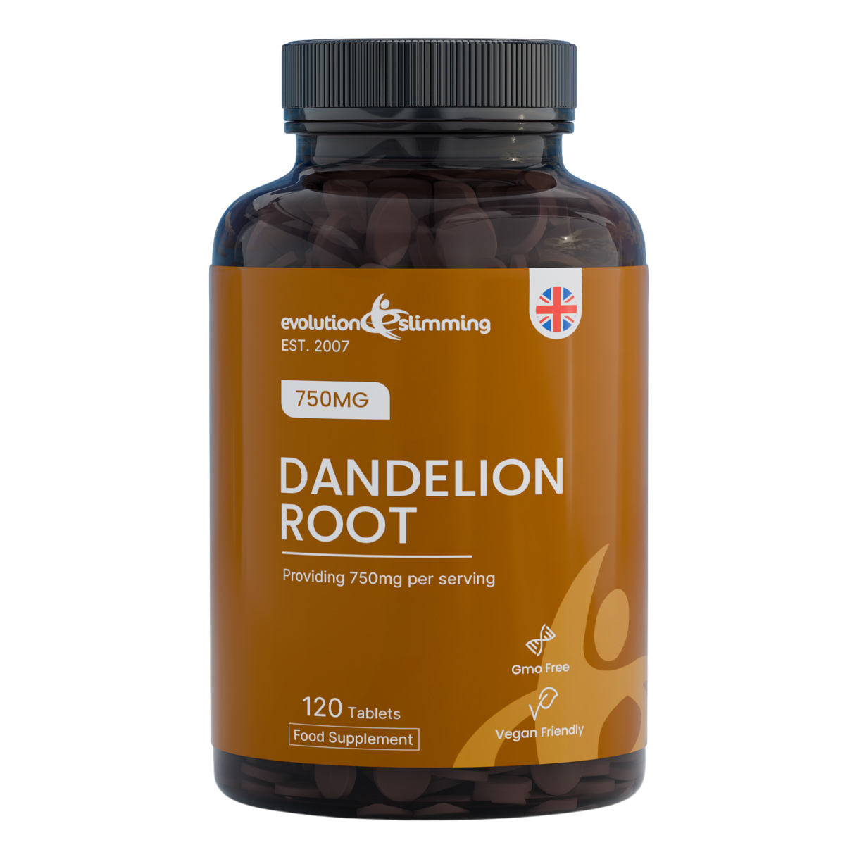 Dandelion Root Extract 250mg Tablets