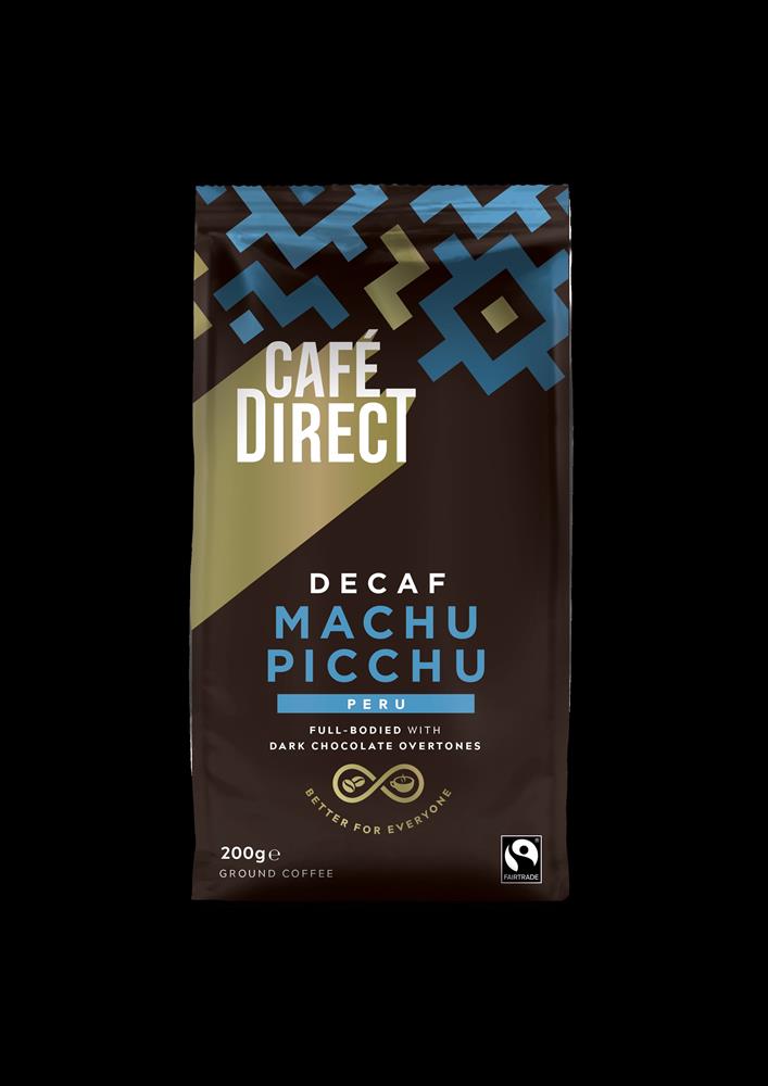 Fairtrade Machu Picchu Decaff Coffee - 200g - Cafedirect