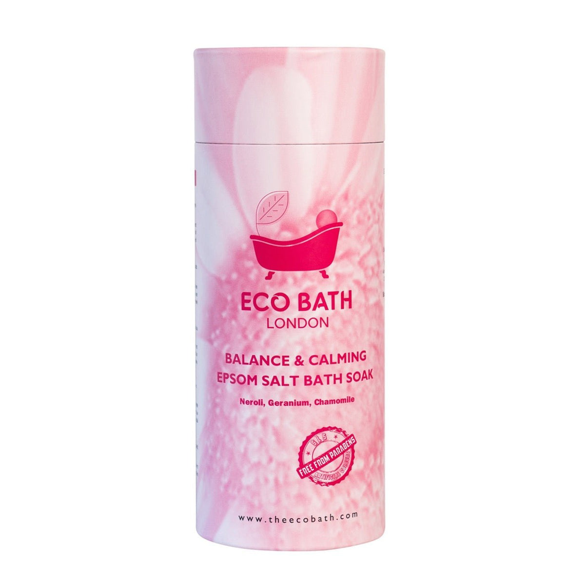 Eco Bath London Balance and Calming Epsom Salt Bath Soak - Tube, 250g or 1kg