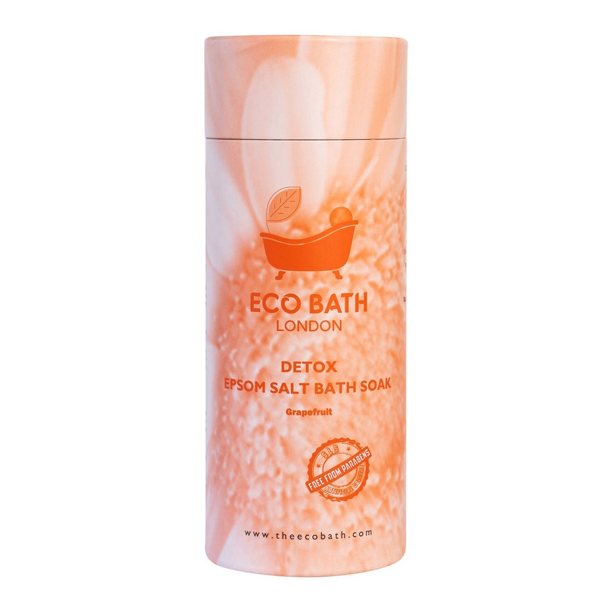 Eco Bath London Detox Epsom Salt Bath Soak - Tube, 250g or 1kg