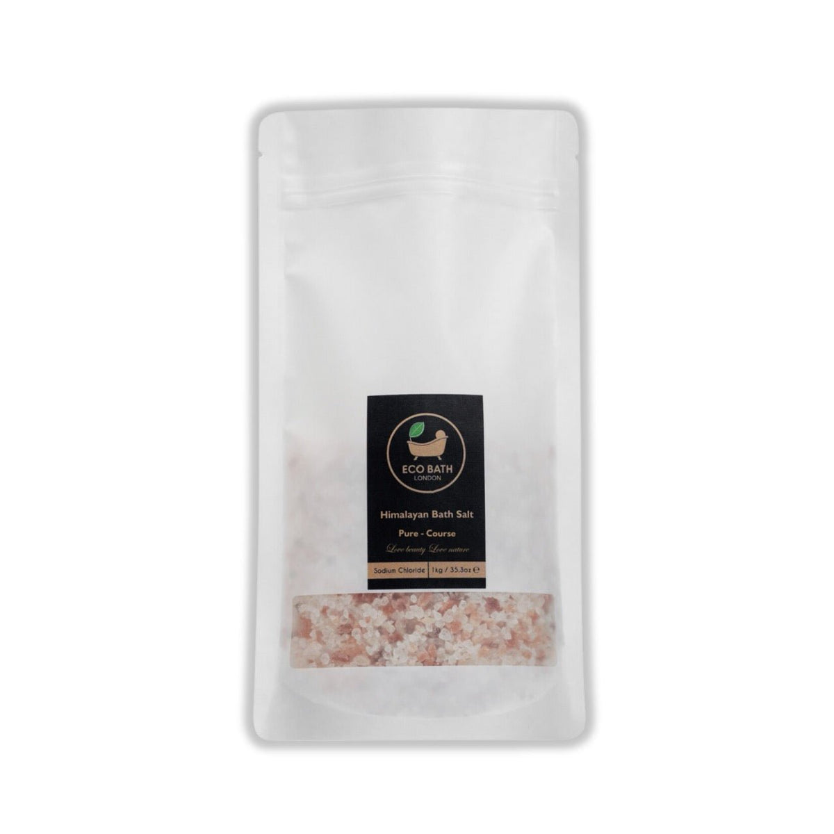 Himalayan Bath Salt Coarse Plain - 1kg
