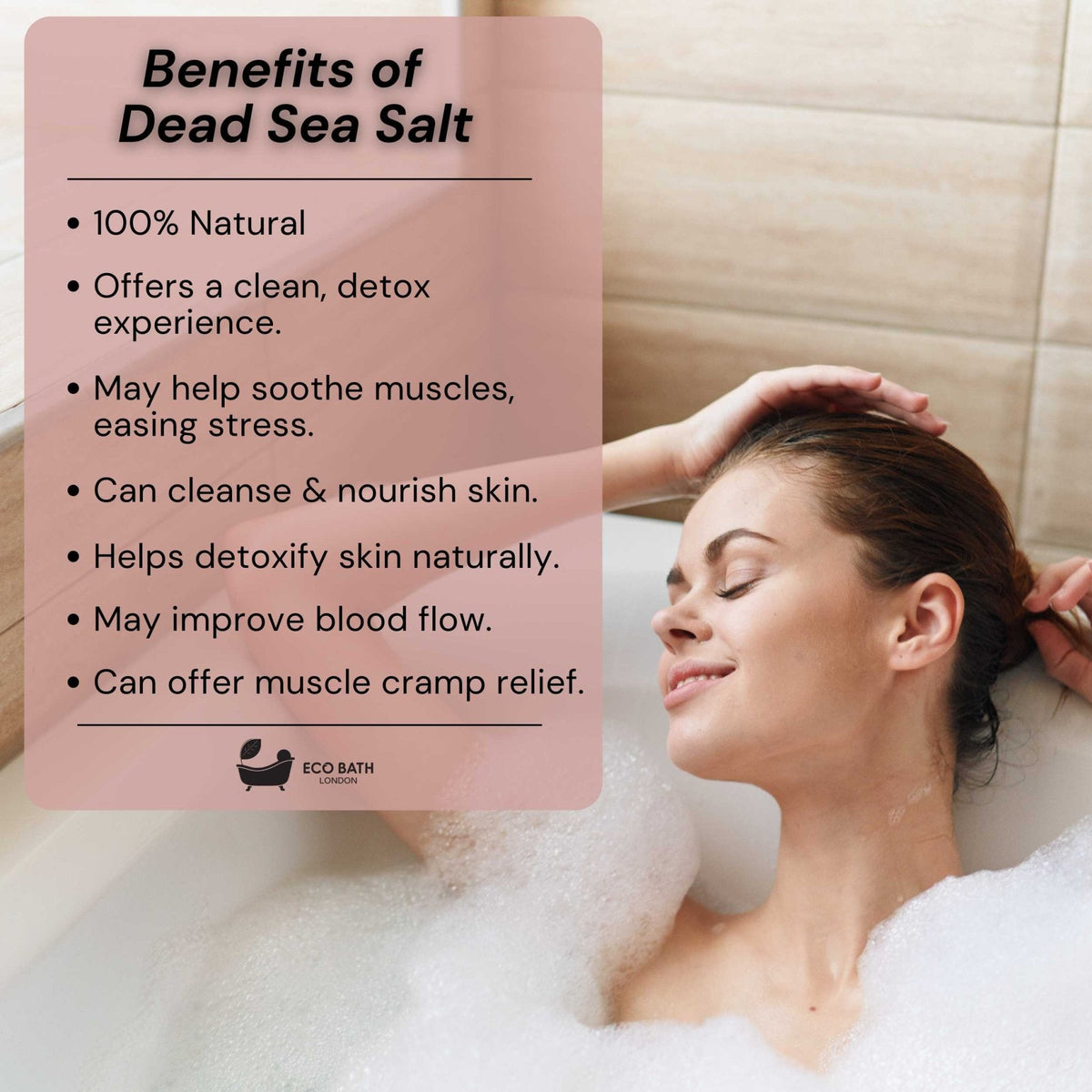 Eco Bath London Stress Relief Dead Sea Salt (300g)