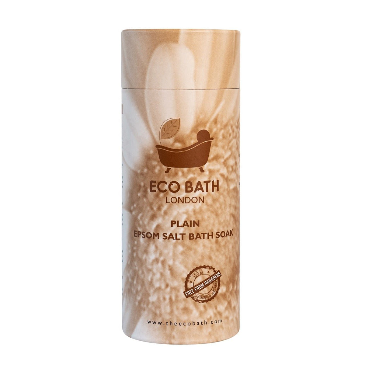 Eco Bath London Plain Epsom Salt Bath Soak - Tube, 250g or 1kg