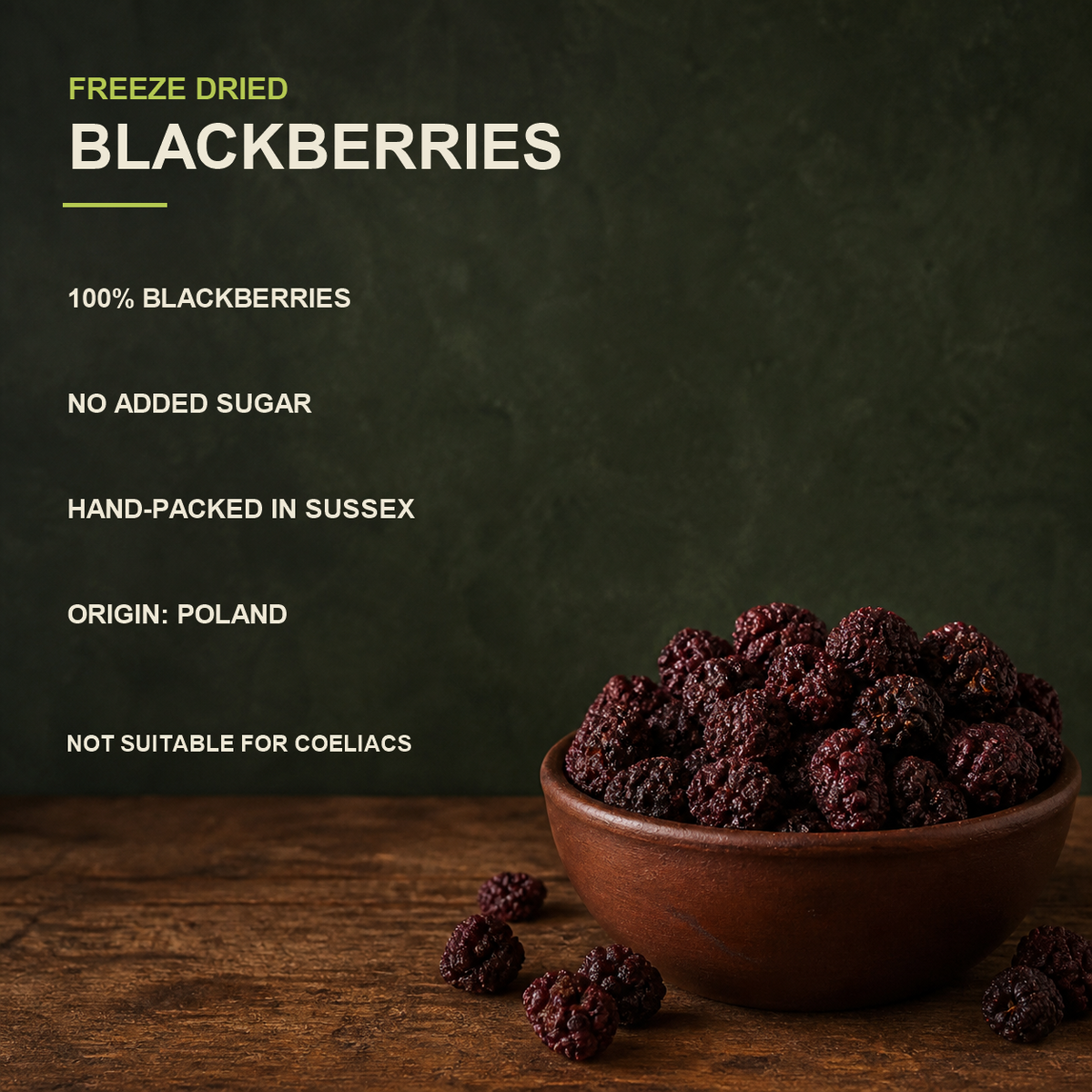 Freeze Dried Blackberries