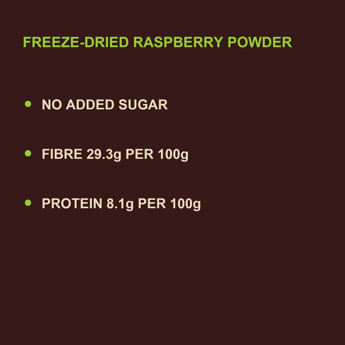 Freeze Dried Raspberry Powder