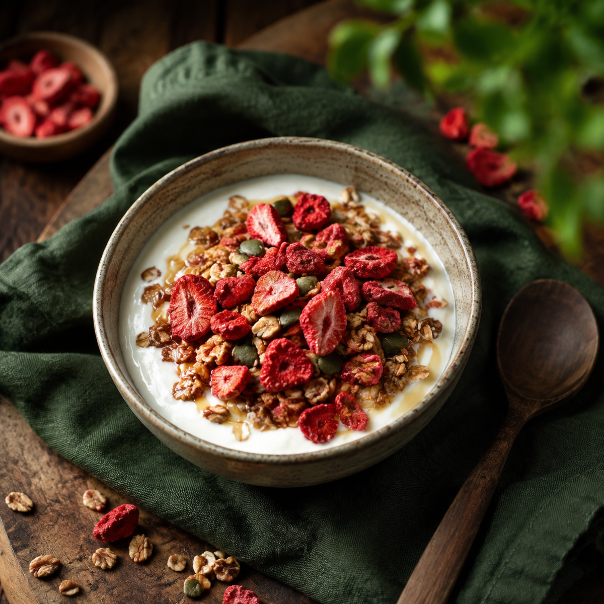 Freeze Dried Strawberry Nibs
