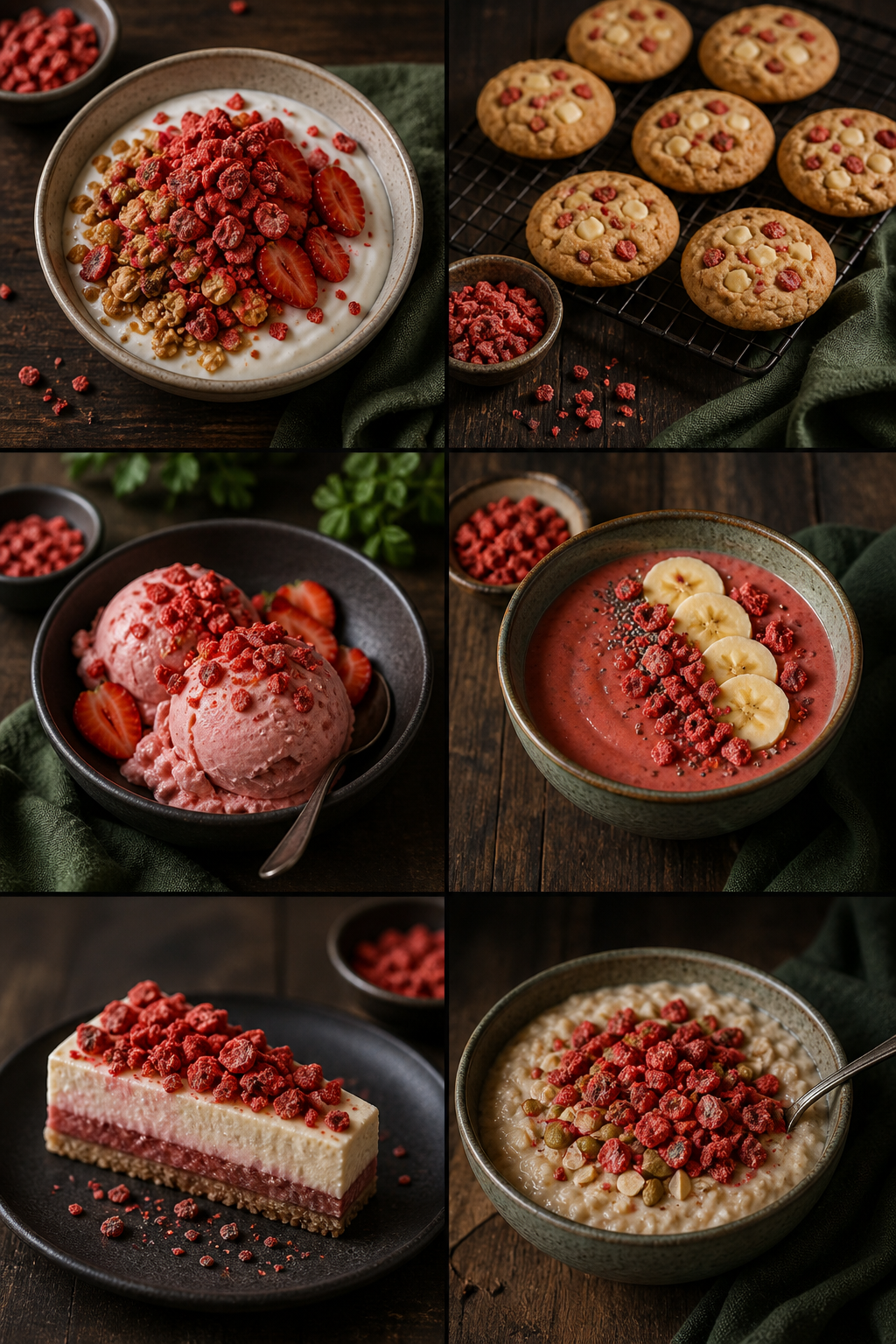 Freeze Dried Strawberry Nibs