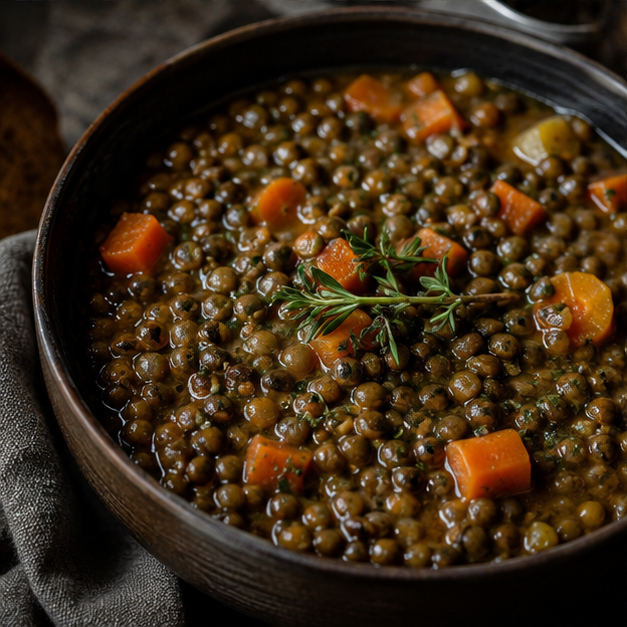 Infinity Foods Bulk Organic French Type Lentils