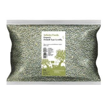 Infinity Foods Bulk Organic French Type Lentils