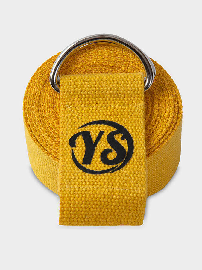 Yoga Studio GOTS Organic Cotton D-Ring 2.5m Yoga Belt Strap