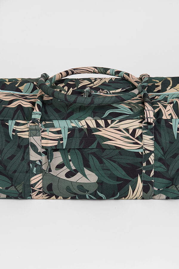 Yoga Studio GOTS Organic Cotton Designed Yoga Equipment Kit Bag - Floral Collection
