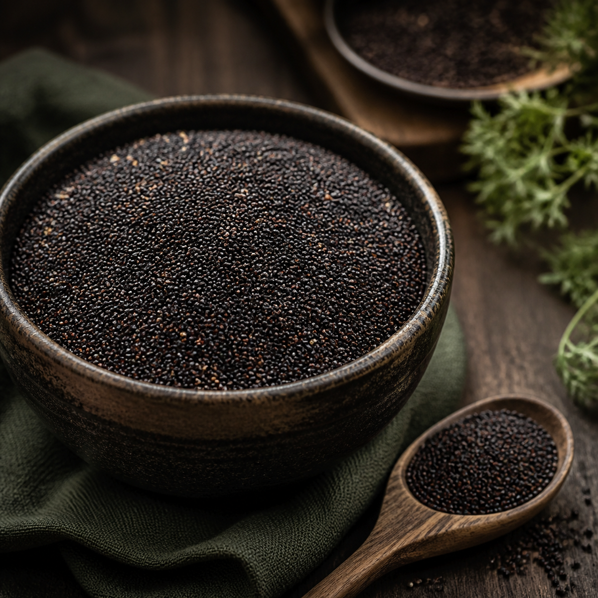 Infinity Foods Bulk Organic Black Quinoa Grain