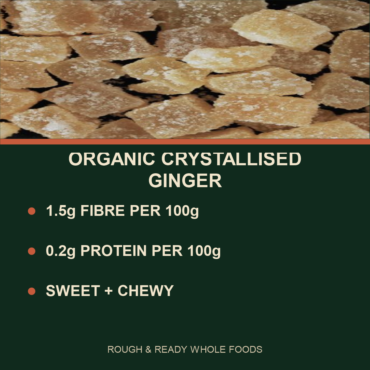 Infinity Foods Bulk Organic Crystallised Ginger