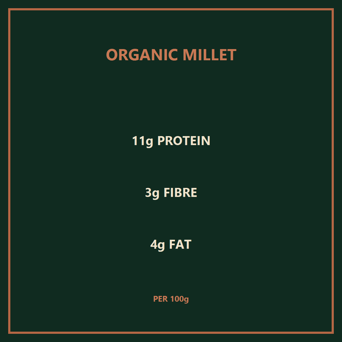 Infinity Foods Bulk Organic Millet