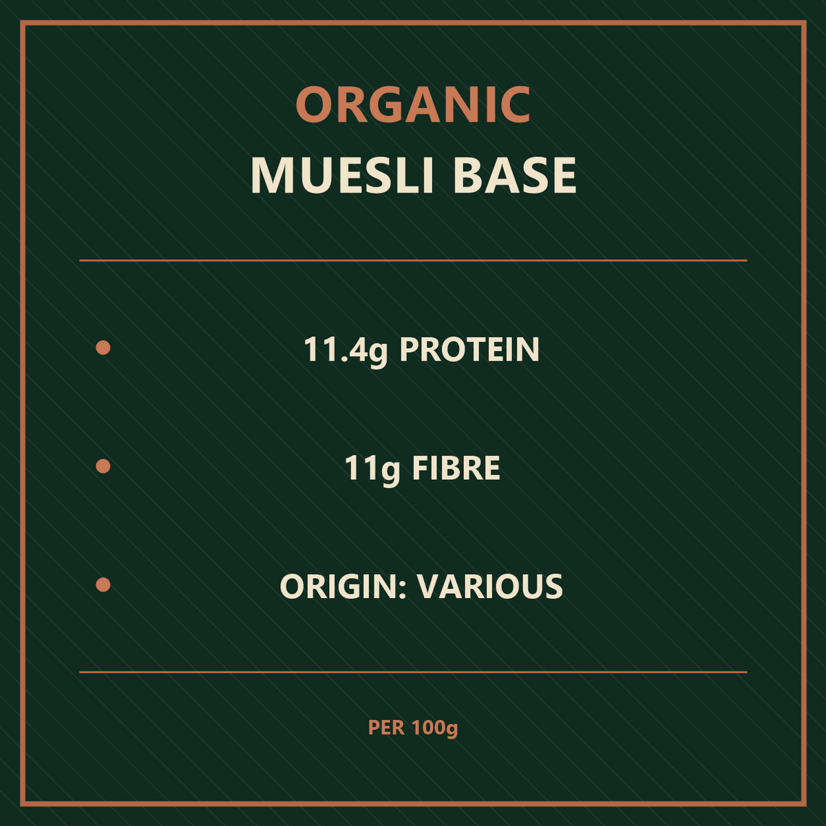 Infinity Foods Bulk Organic Muesli Base