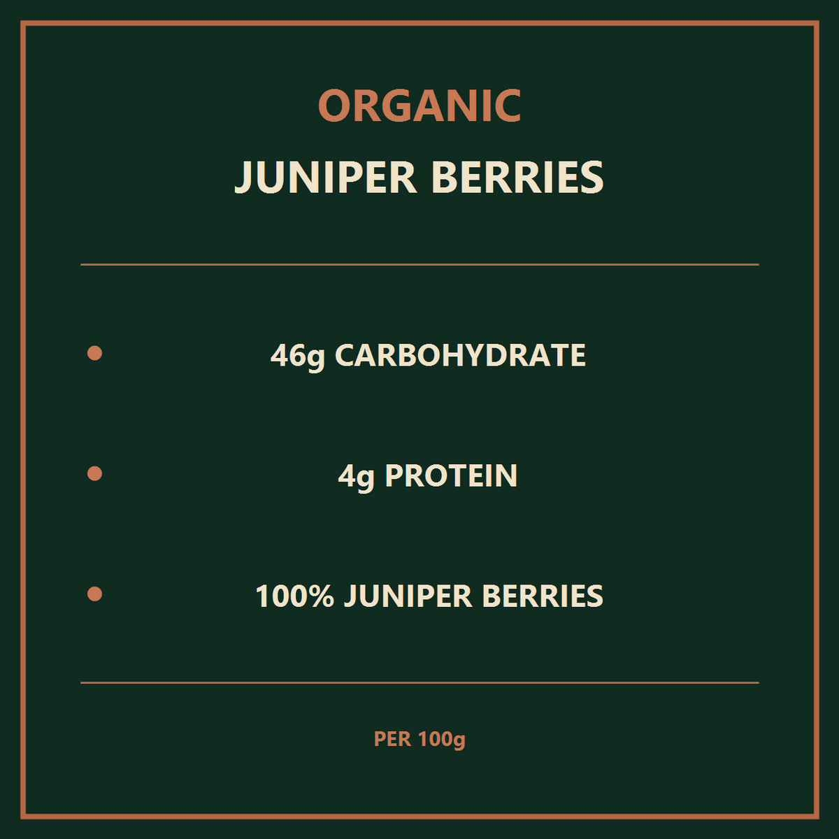 Infinity Foods Organic Juniper Berries