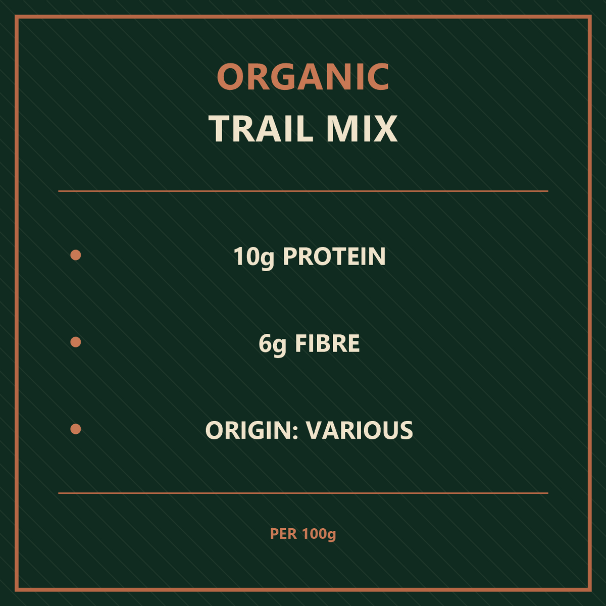 Infinity Foods Organic Trail Mix