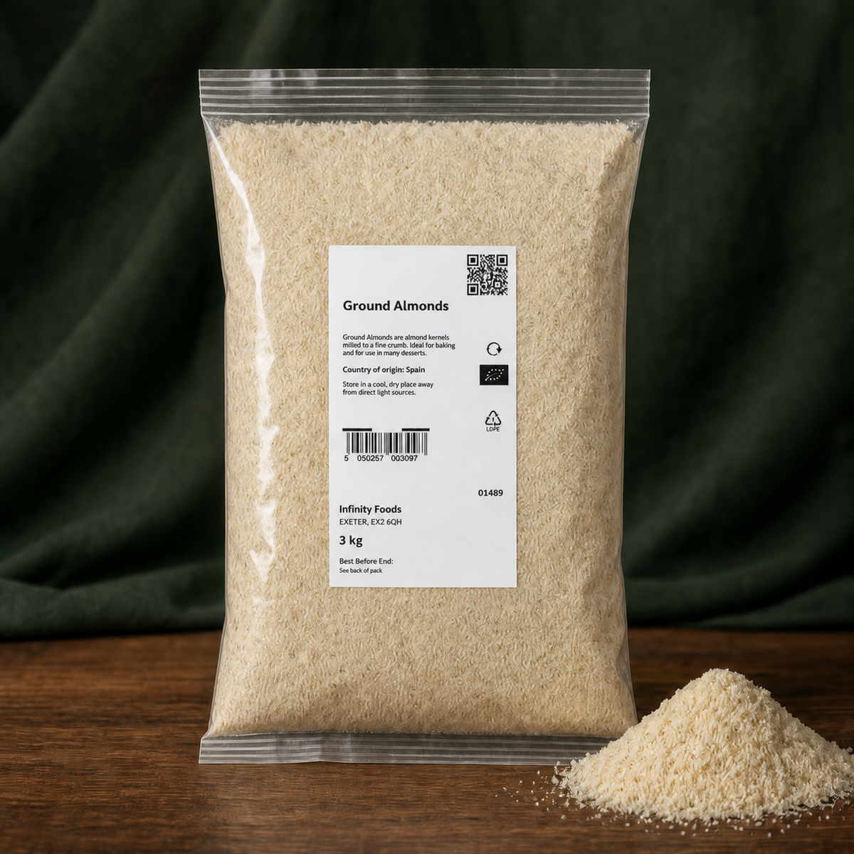 Infinity Foods Bulk Ground Almonds