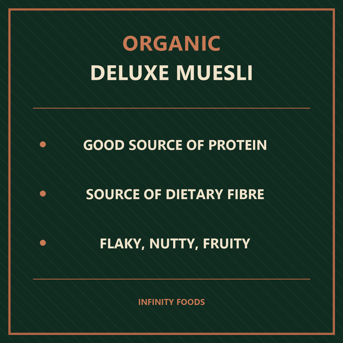 Infinity Foods Organic Deluxe Muesli