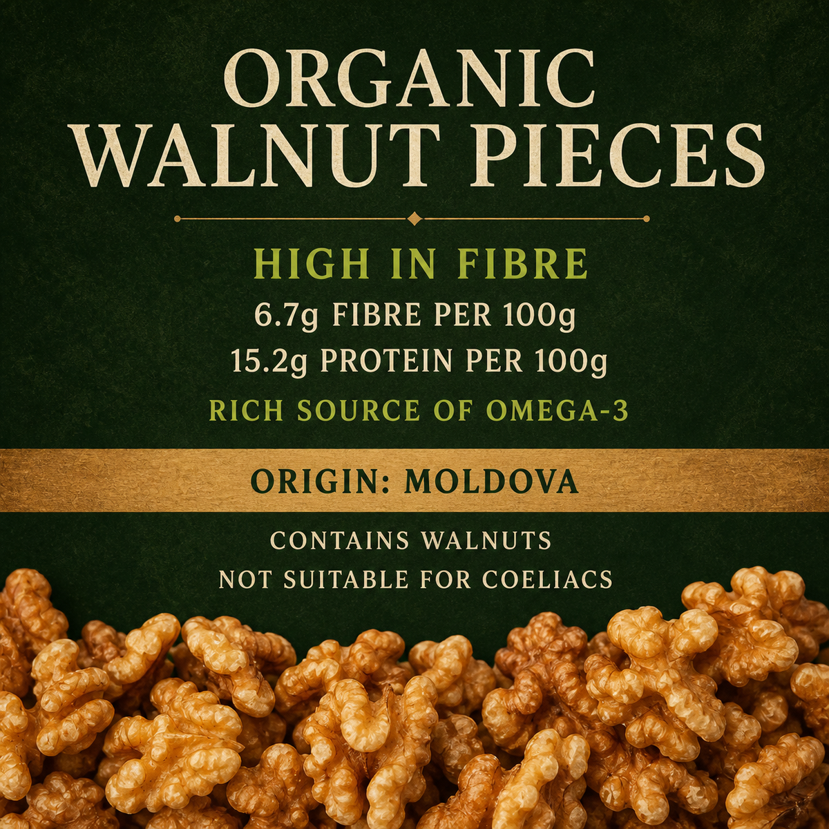 Infinity Foods Bulk Organic Walnuts Pieces