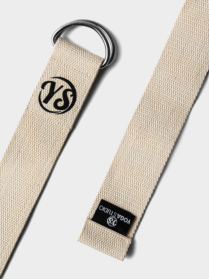 Yoga Studio GOTS Organic Cotton D-Ring 2.5m Yoga Belt Strap