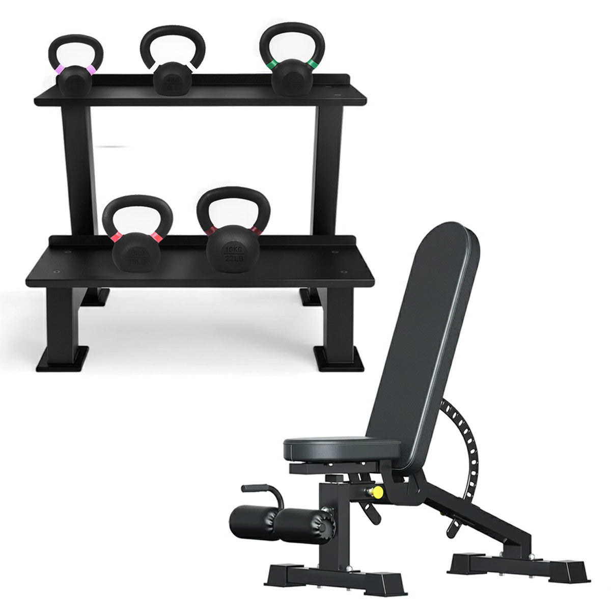 Commercial Half Kettlebell Rack