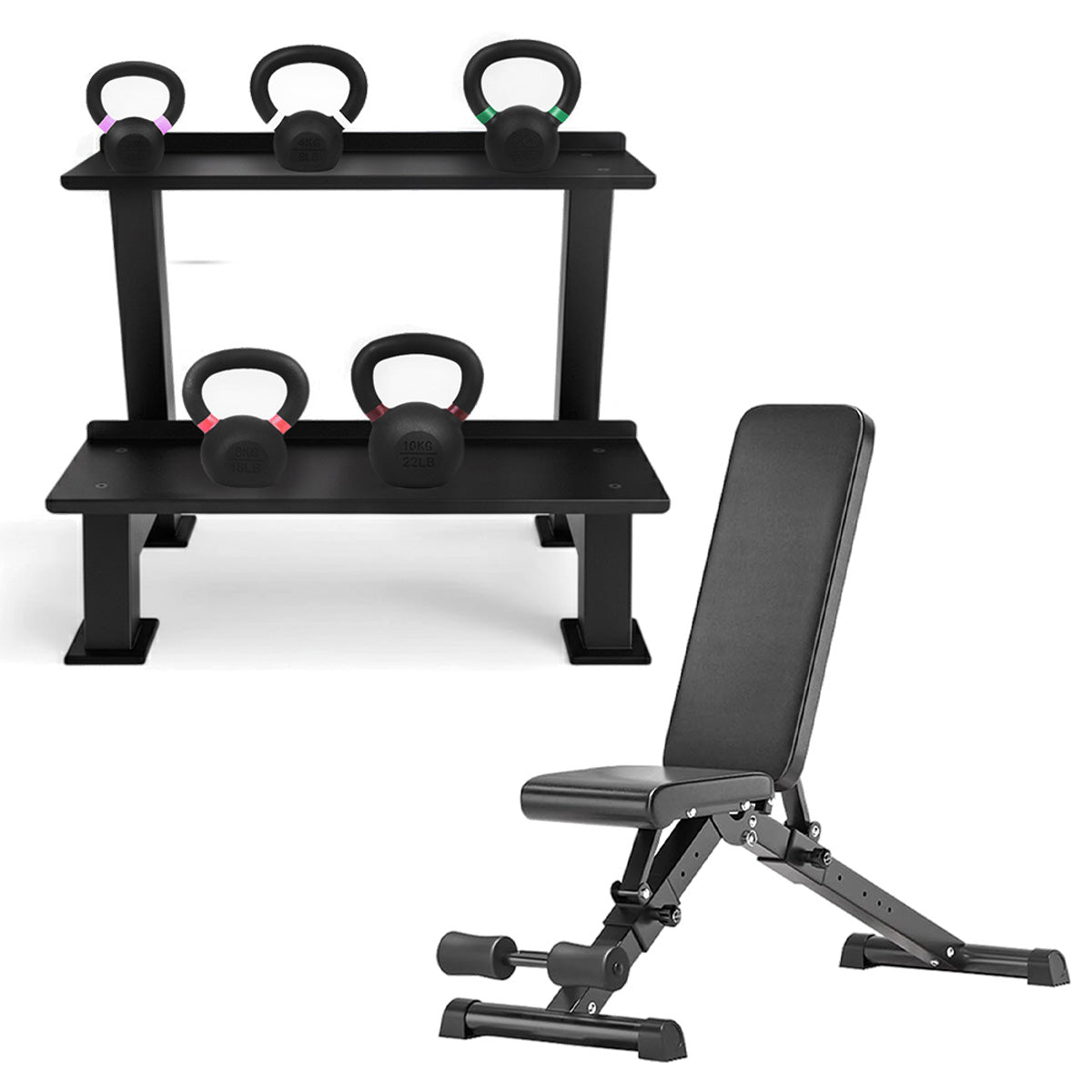 Commercial Half Kettlebell Rack