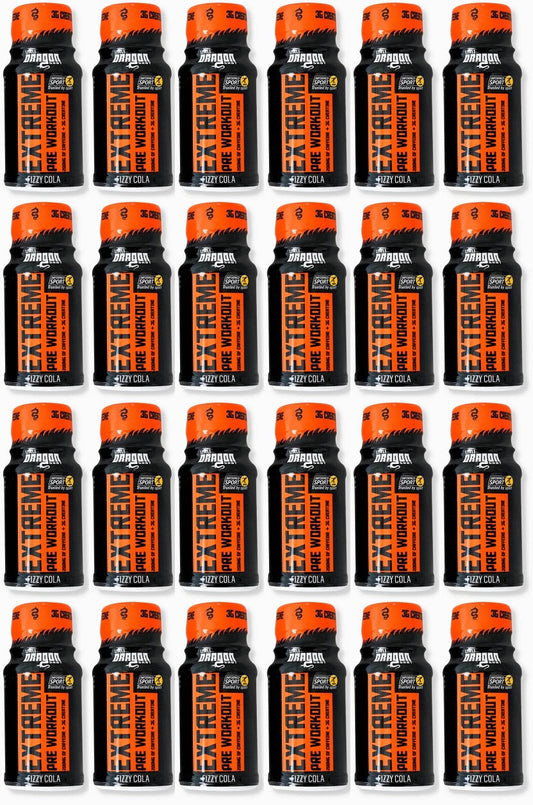 24 x Little Dragon Pre Workout Shot Rainbow - 60ML