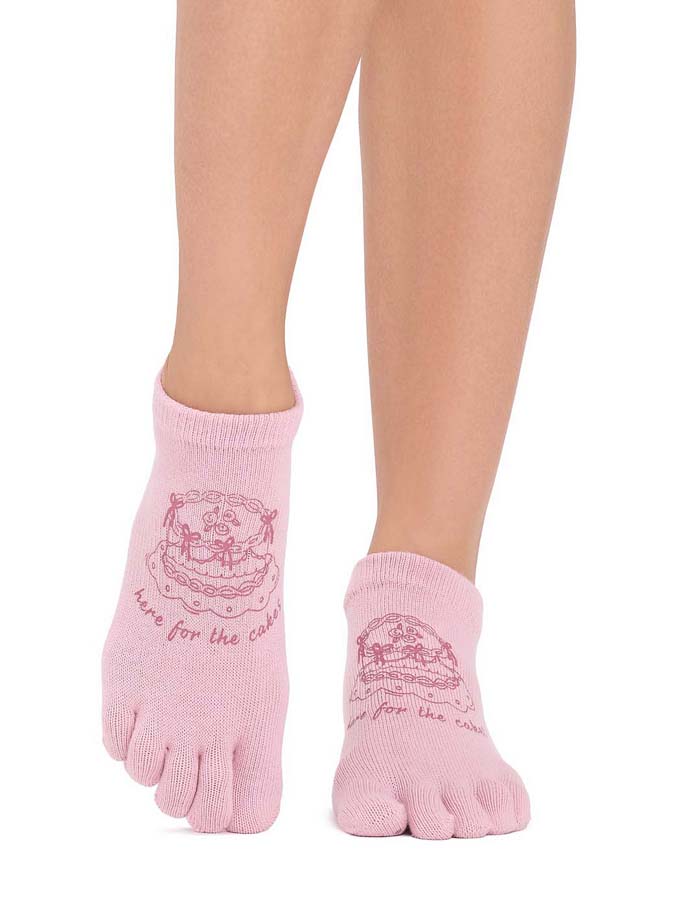 ToeSox Low Rise Full Toe Grip Socks