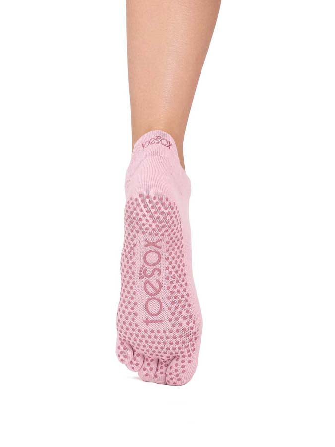 ToeSox Low Rise Full Toe Grip Socks
